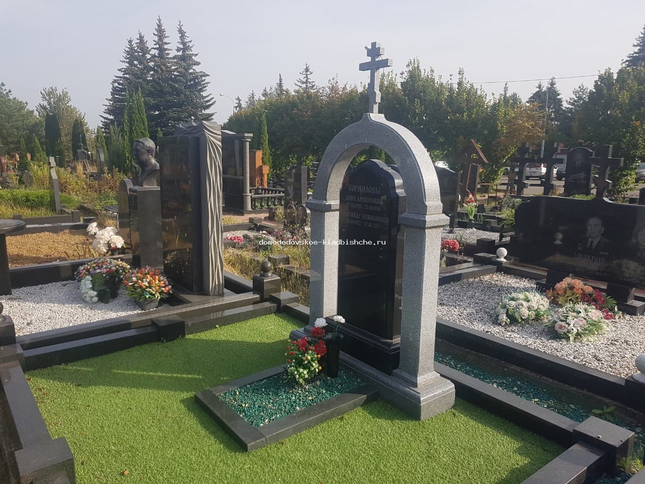 Сервисные участки на Домодедовском кладбище